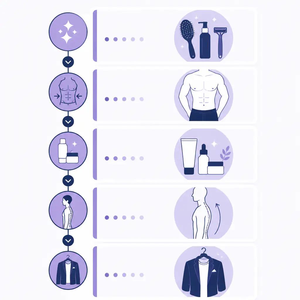 PSL softmaxxing improvement steps illustrated as a practical checklist